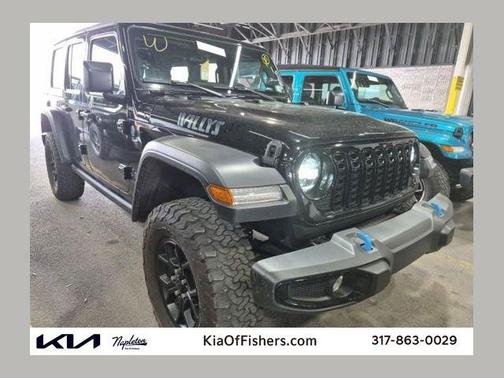 Black Clearcoat 2024 Jeep Wrangler 4xe Willys