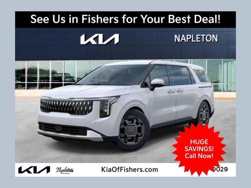 Snow White Pearl 2026 Kia Carnival Hybrid EX