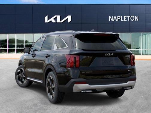 Aurora Black Pearl 2026 Kia Sorento Hybrid EX