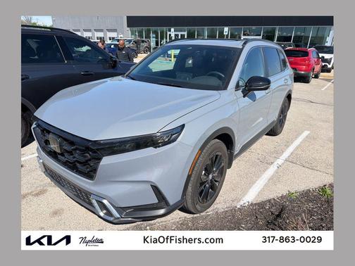 Urban Gray Pearl 2024 Honda CR-V Hybrid Sport Touring AWD