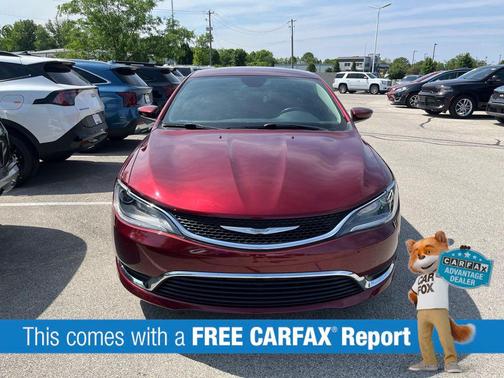 Velvet Red Pearlcoat 2015 Chrysler 200 Limited