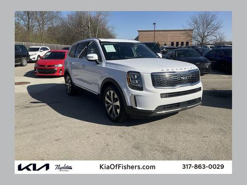 Glacial White Pearl 2021 Kia Telluride EX