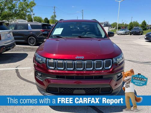 Velvet Red Pearlcoat 2022 Jeep Compass Latitude Lux