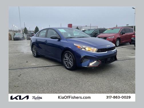 Deep Sea Blue 2024 Kia Forte GT-Line
