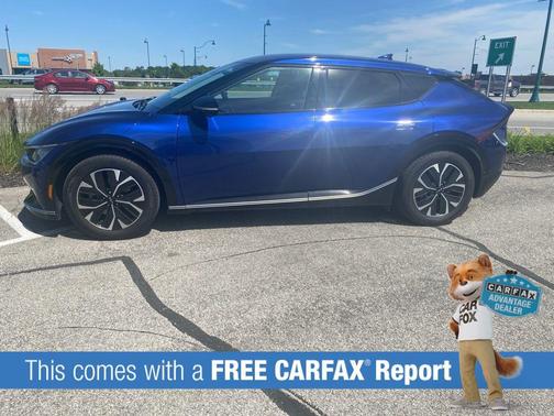 Yacht Blue 2024 Kia EV6 Wind