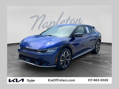Yacht Blue 2024 Kia EV6 Wind