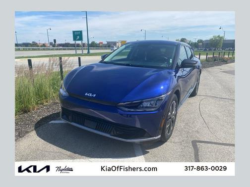 Yacht Blue 2024 Kia EV6 Wind