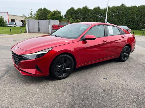 Calypso Red 2021 Hyundai ELANTRA SEL