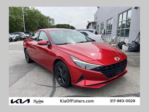 Calypso Red 2021 Hyundai ELANTRA SEL