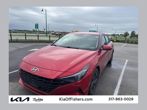 Calypso Red 2021 Hyundai ELANTRA SEL
