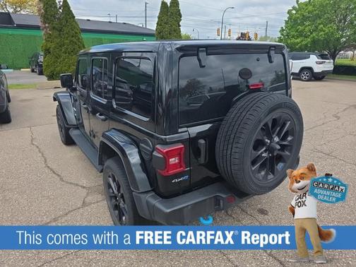Black Clearcoat 2023 Jeep Wrangler 4xe Sahara
