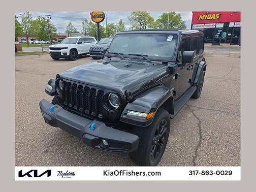 Black Clearcoat 2023 Jeep Wrangler 4xe Sahara