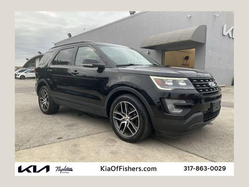 Shadow Black 2017 Ford Explorer sport