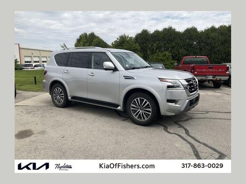 Brilliant Silver Metallic 2024 Nissan Armada SL