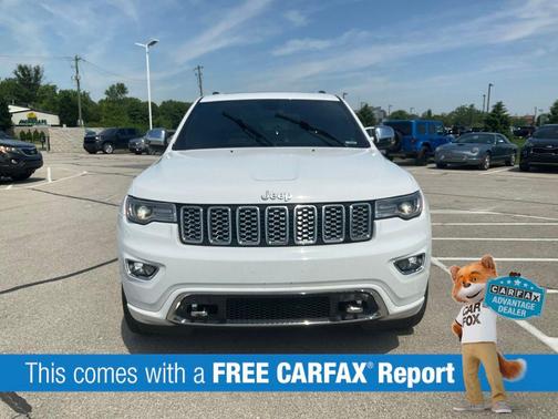 Bright White Clearcoat 2019 Jeep Grand Cherokee Overland
