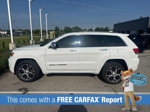Bright White Clearcoat 2019 Jeep Grand Cherokee Overland