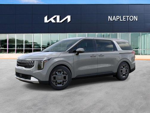 Ceramic Silver 2026 Kia Carnival Hybrid EX