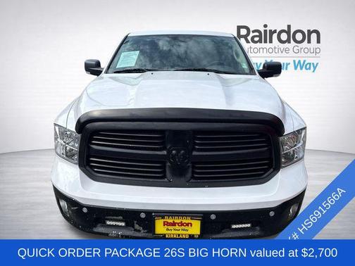 Bright White Clearcoat 2017 RAM 1500 Big Horn