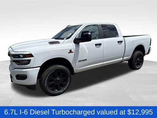 Bright White Clearcoat 2026 RAM 2500 Big Horn Crew Cab 4x4 6'4' Box