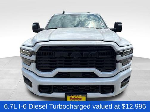 Bright White Clearcoat 2026 RAM 2500 Big Horn Crew Cab 4x4 6'4' Box
