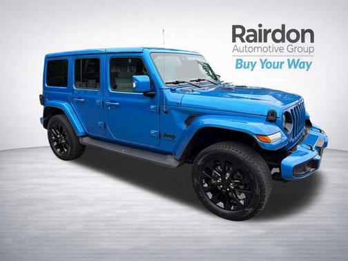 Hydro Blue Pearlcoat 2022 Jeep Wrangler Unlimited Sahara