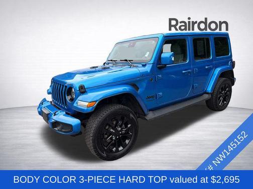 Hydro Blue Pearlcoat 2022 Jeep Wrangler Unlimited Sahara