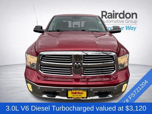 Deep Cherry Red Crystal Pearlcoat 2015 RAM 1500 Big Horn