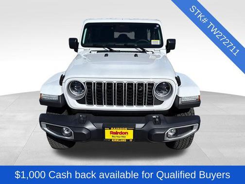 Bright White Clearcoat 2026 Jeep Wrangler 4-Door Sahara 4x4