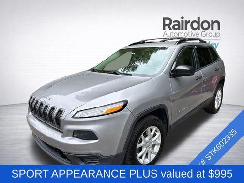 Billet Silver Metallic Clearcoat 2017 Jeep Cherokee Sport