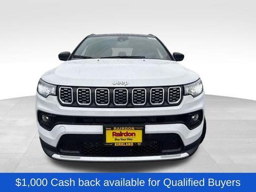 Bright White Clearcoat 2026 Jeep Compass Limited