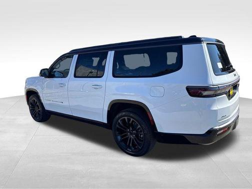 Bright White Clearcoat 2026 Jeep Grand Wagoneer L Summit Obsidian 4x4