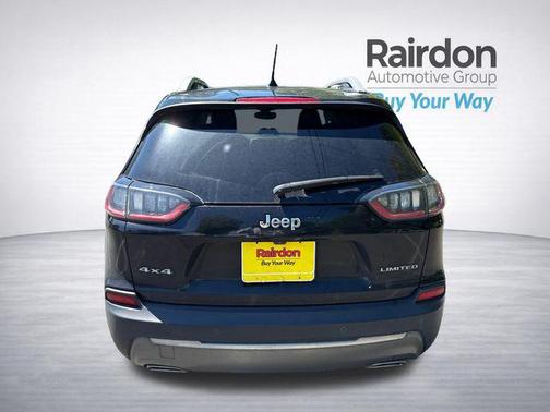 Diamond Black Crystal Pearlcoat 2019 Jeep Cherokee Limited