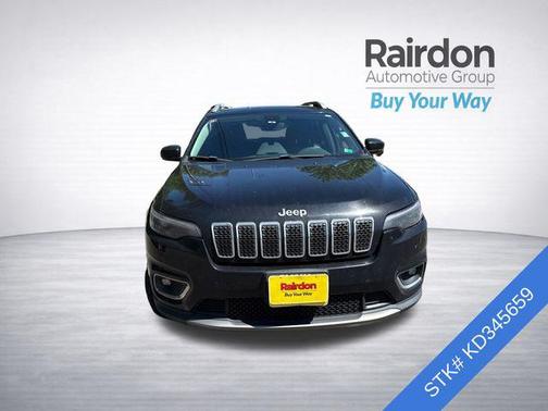 Diamond Black Crystal Pearlcoat 2019 Jeep Cherokee Limited