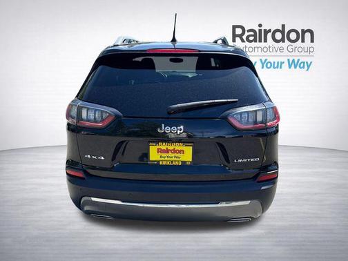 Diamond Black Crystal Pearlcoat 2019 Jeep Cherokee Limited