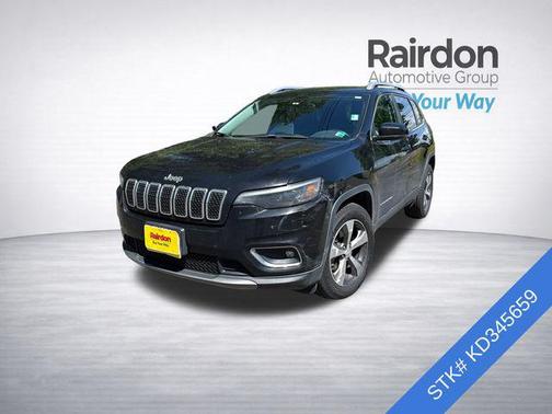 Diamond Black Crystal Pearlcoat 2019 Jeep Cherokee Limited