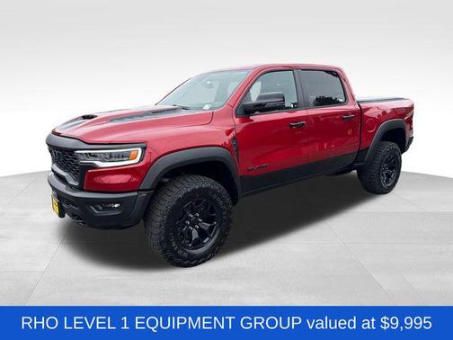 Molten Red Pearlcoat 2026 RAM 1500 RHO Crew Cab 4x4 5'7' Box
