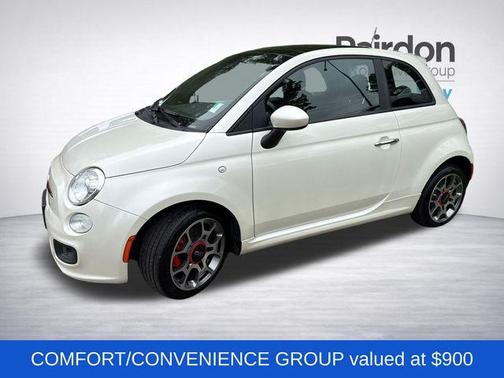 Bianco Perla (Pearl White Tri-Coat) 2013 FIAT 500 Sport