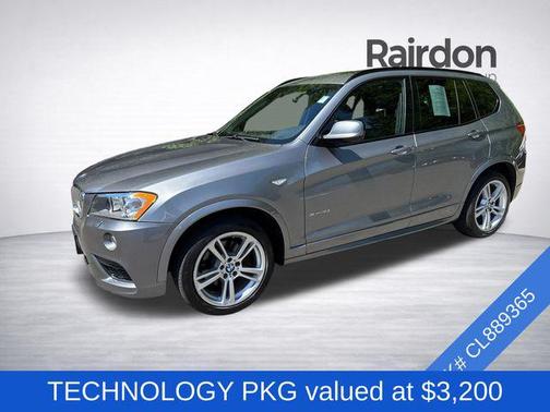 Space Gray Metallic 2012 BMW X3 xDrive35i