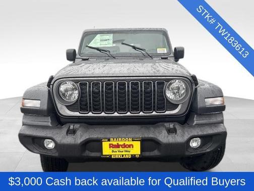 Granite Crystal Metallic Clearcoat 2026 Jeep Wrangler Sport