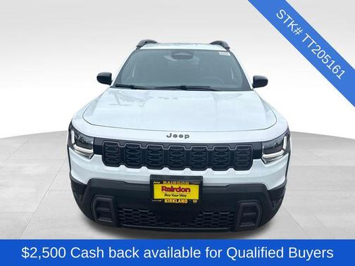 Bright White Clearcoat 2026 Jeep Cherokee Laredo 4x4