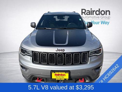 Billet Silver Metallic Clearcoat 2017 Jeep Grand Cherokee Trailhawk
