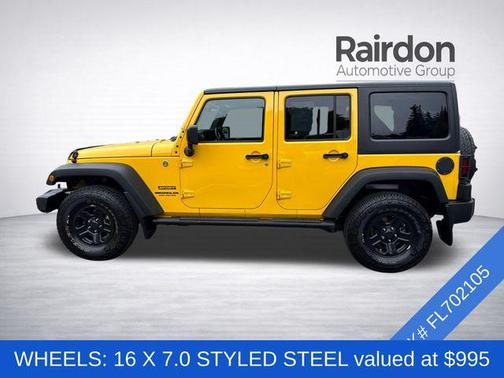 Baja Yellow Clearcoat 2015 Jeep Wrangler Unlimited Sport