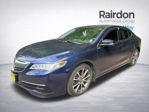 Fathom Blue Pearl 2016 Acura TLX V6 Tech