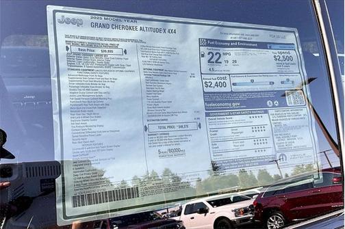 2025 Jeep Grand Cherokee Altitude