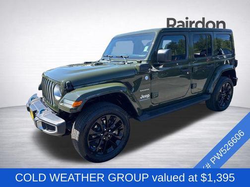Sarge Green Clearcoat 2023 Jeep Wrangler 4xe Sahara