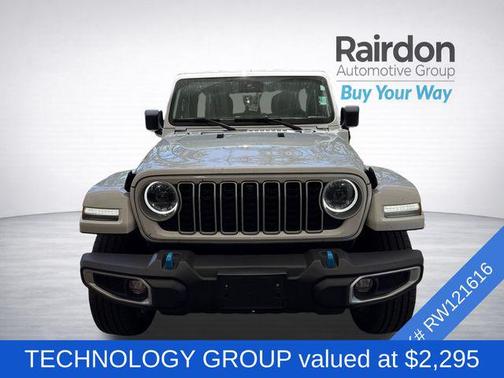 Bright White Clearcoat 2024 Jeep Wrangler 4xe Sahara