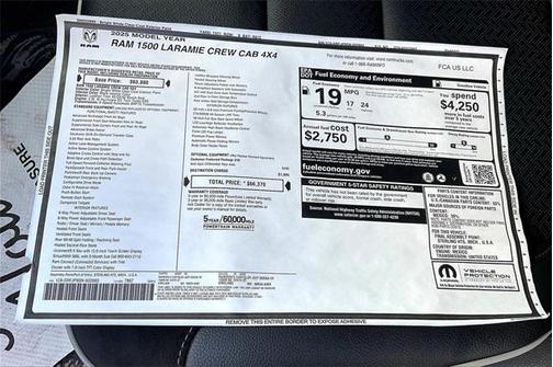 2025 RAM 1500 Laramie