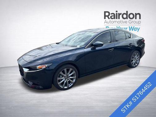 Deep Crystal Blue Mica 2025 Mazda Mazda3 FWD w/Preferred Package