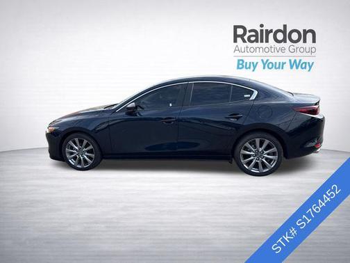 Deep Crystal Blue Mica 2025 Mazda Mazda3 FWD w/Preferred Package