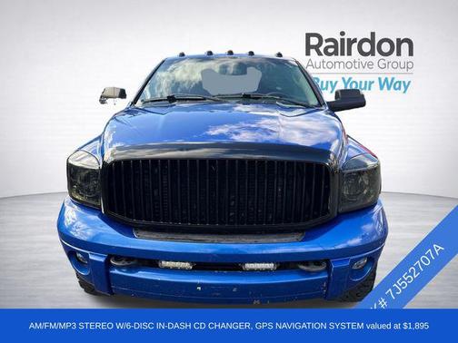 Electric Blue Pearlcoat 2007 Dodge Ram 2500 Laramie Quad Cab